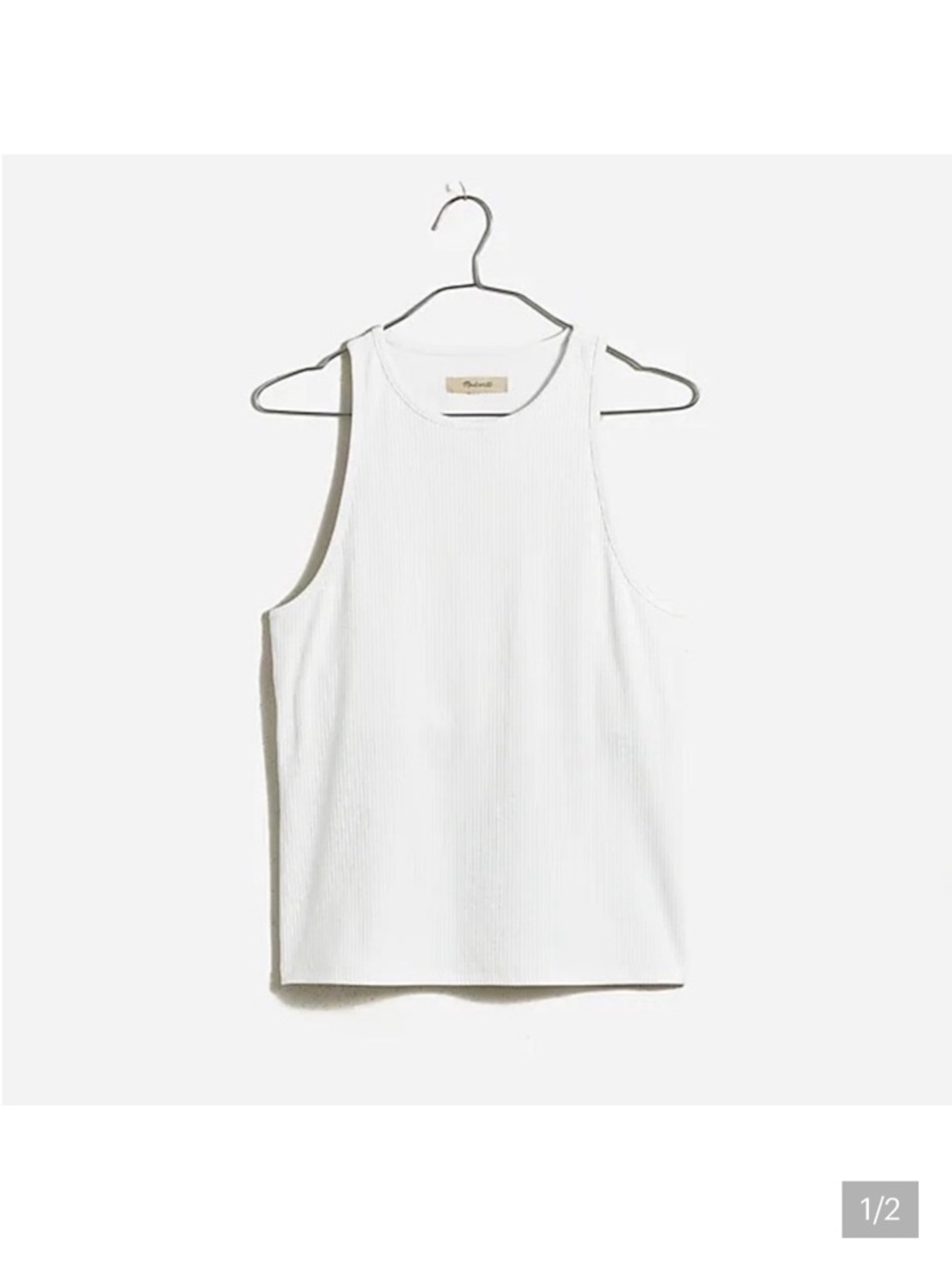 NWT Madewell Highneck Tank in Sleekhold